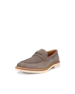 ECCO® Metropole London moc-toe sko i nubuck til herrer - Grå - M