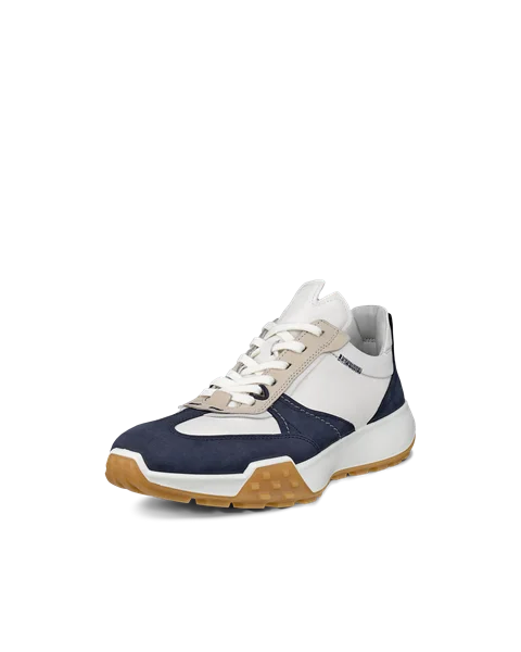 ECCO® Retro Sneaker Herren Ledersneaker - Grau - M