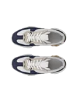 ECCO® Retro Sneaker Herren Ledersneaker - Grau - Top_Left_Pair
