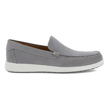 Pánské nubukové mokasíny ECCO® S Lite Moc - Šedá - Outside