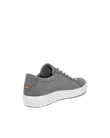 ECCO® Soft 60 Heren nubuck sneaker - Grijs - B