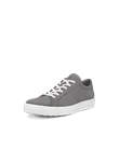 ECCO® Soft 60 Heren nubuck sneaker - Grijs - M