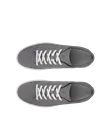 ECCO® Soft 60 Heren nubuck sneaker - Grijs - Top_Left_Pair