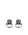 ECCO® Soft 7 Herren Sneaker aus Nubukleder - Grau - Front_Pair