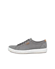 ECCO® Soft 7 Herren Sneaker aus Nubukleder - Grau - O