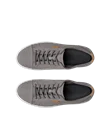 ECCO® Soft 7 Herren Sneaker aus Nubukleder - Grau - Top_Left_Pair