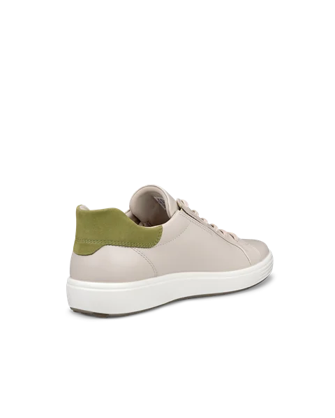 ECCO® Soft 7 Herren Ledersneaker - Beige - B