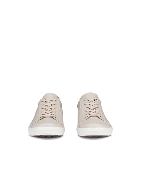 ECCO® Soft 7 Herren Ledersneaker - Beige - Front_Pair