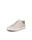 ECCO® Soft 7 Herren Ledersneaker - Beige - M
