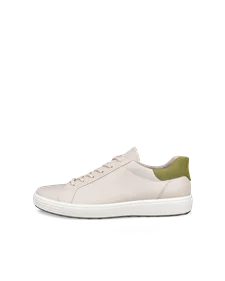ECCO® Soft 7 Skinnsneaker herr - Beige - O