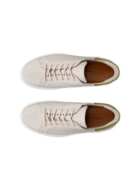 ECCO® Soft 7 Herren Ledersneaker - Beige - Top_Left_Pair