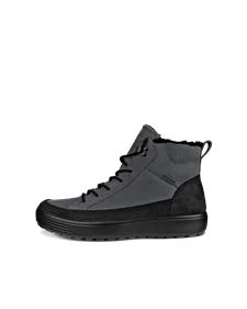 Męskie nubukowe buty za kostkę Gore-Tex ECCO® Soft 7 Tred - Szary - O