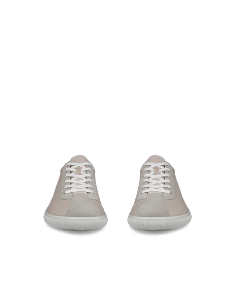 ECCO® Soft Zero herre sneakers skinn - grå - Front_Pair