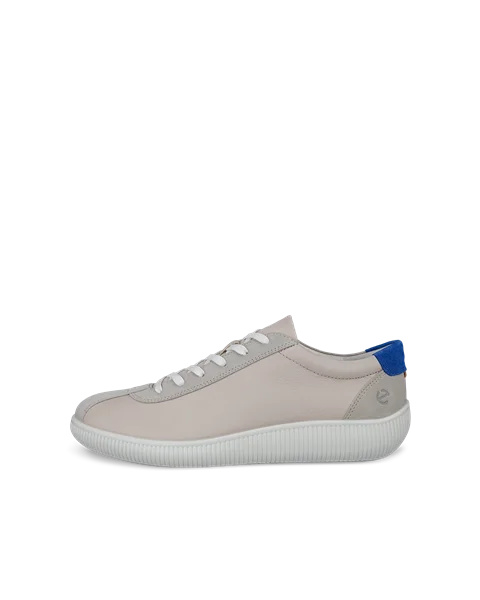 ECCO® Soft Zero herre sneakers skinn - grå - O