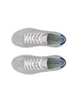 ECCO® Soft Zero herre sneakers skinn - grå - Top_Left_Pair