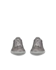 Męskie skórzane sneakersy ECCO® Soft Zero - Szary - Front_Pair