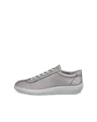 ECCO® Soft Zero Skinnsneaker herr - grå - O