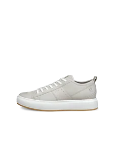 ECCO® Street Ace Herren Sneaker aus Nubukleder - Grau - O