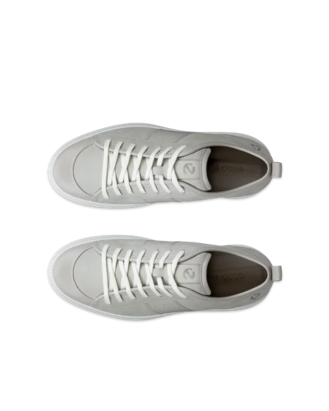ECCO® Street Ace Nubucksneaker herr - grå - Top_Left_Pair