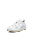 ECCO® Street Ace Heren leren sneaker - Grijs - M