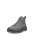 ECCO® Street Ace Rugged Heren high-top sneaker van nubuck met Gore-Tex - Grijs - M