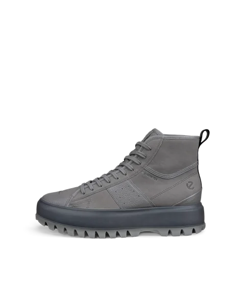 ECCO® Street Ace Rugged Hög sneaker i nubuck med Gore-Tex herr - grå - O