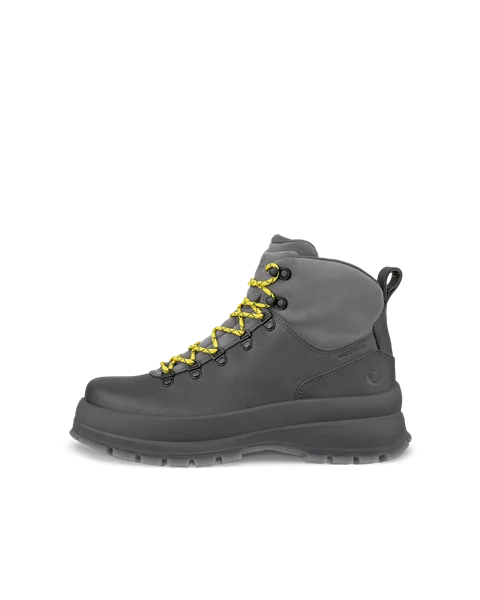 ECCO® Track 30 Heren leren waterdichte veterboots - Grijs - O