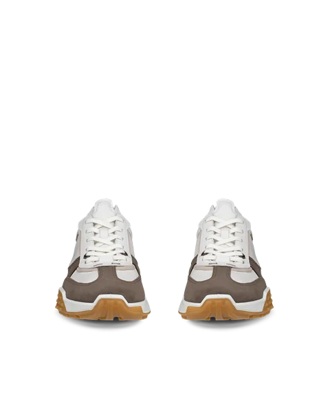 ECCO® Retro Sneaker ādas ikdienas apavi vīriešiem - Daudzkrāsains - Front_Pair