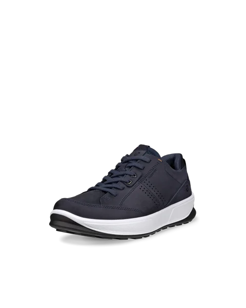 Sapatos impermeáveis nobuck homem ECCO® Byway 2.0 - Azul marinho - M