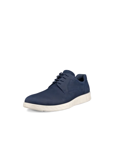Moški čevlji Derby iz nubuck usnja ECCO® S Lite Hybrid - Mornarsko modra - M