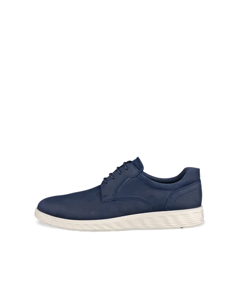 Moški čevlji Derby iz nubuck usnja ECCO® S Lite Hybrid - Mornarsko modra - O