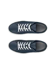 Men's ECCO® Soft 60 Leather Trainer - Navy - Top_Left_Pair