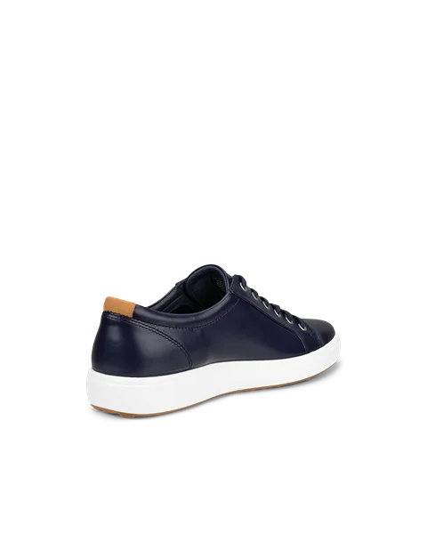 ECCO® Soft 7 Herren Ledersneaker - Marineblau - B