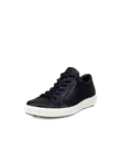 Męskie skórzane sneakersy ECCO® Soft 7 - Granatowy - M