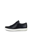 ECCO® Soft 7 sneakers i læder til herrer - Marineblå - O