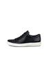 Men's ECCO® Soft 7 Leather Trainer - Navy - O