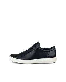 ECCO® Soft 7 herre sneakers skinn - Marineblå - O