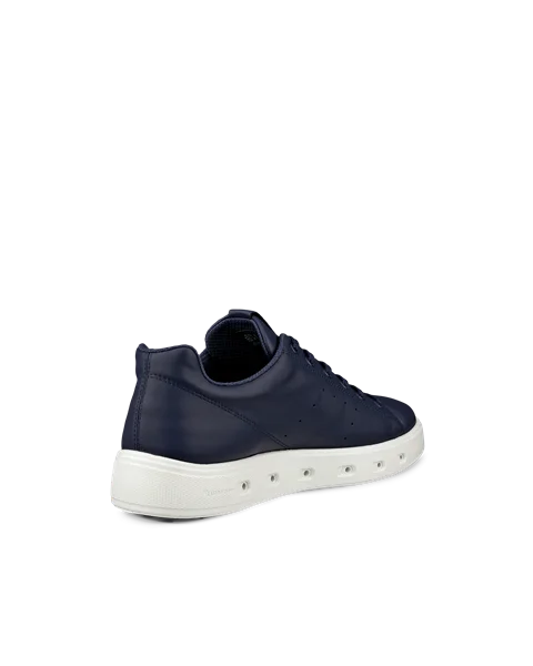 ECCO® Street 720 Heren leren sneaker met Gore-Tex - Marineblauw - B