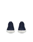ECCO® Street 720 baskets en cuir Gore-Tex pour homme - Bleu marine - Front_Pair