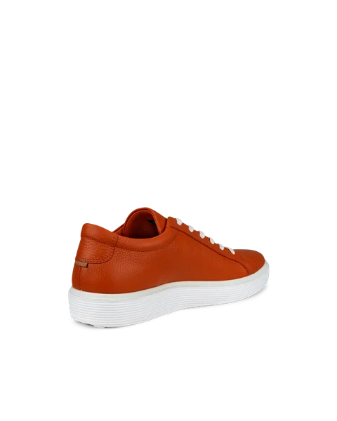 ECCO® Soft 60 baskets en cuir pour homme - Orange - B