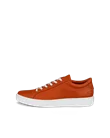 ECCO® Soft 60 Heren leren sneaker - Oranje - O