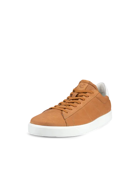 ECCO® Street Lite sneakers i nubuck til herrer - Orange - M