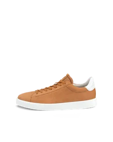 ECCO® Street Lite Herren Sneaker aus Nubukleder - Orange - O