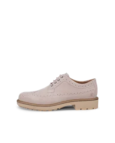ECCO® Metropole Oslo Herren Budapester aus Veloursleder - Pink - O