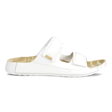 ECCO® Cozmo 60 sandaler i læder med to remme til herrer - Hvid - Outside