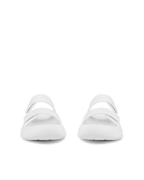 Sandálias duas tiras unisexo ECCO® Cozmo E - Branco - Front_Pair