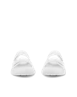 Sandálias duas tiras unisexo ECCO® Cozmo E - Branco - Front_Pair