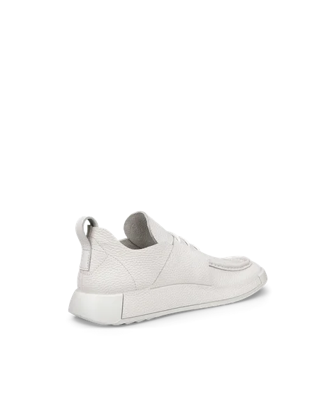 ECCO® Cozmo chaussures bout mocassin en cuir pour homme - Blanc - B