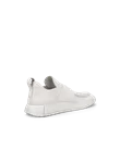 Men's ECCO® Cozmo Leather Moc-Toe Shoe - White - B