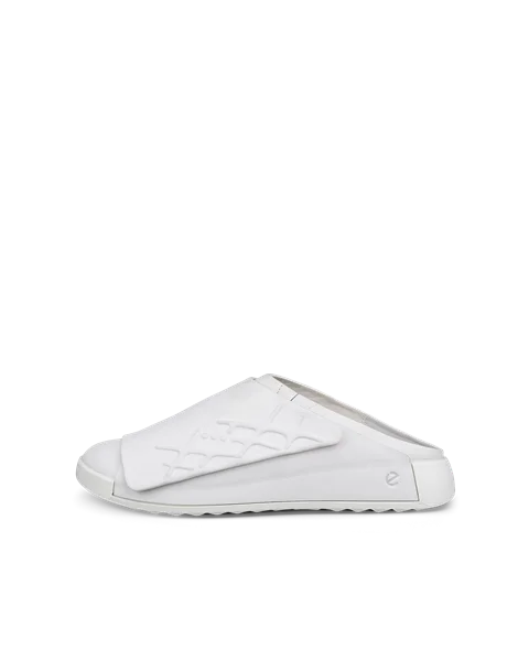 ECCO® Cozmo mules en cuir pour homme - Blanc - O